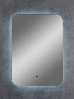 Зеркало с холодной подсветкой Art&Max Ravenna 50x70см AM-Rav-500-700-DS-F